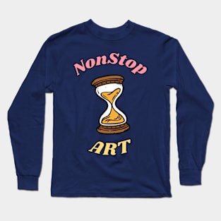 NonStopArt Hourglass Logo Long Sleeve T-Shirt